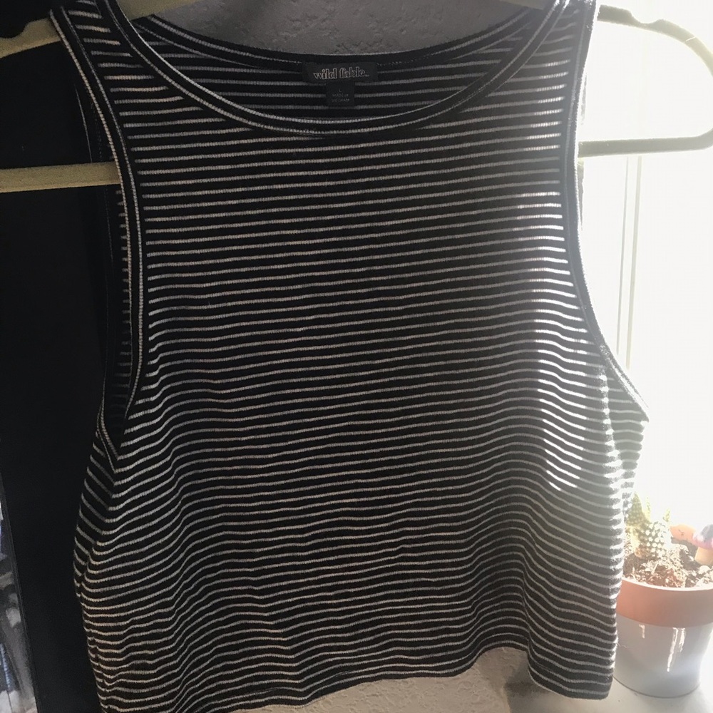 Striped Crop Top